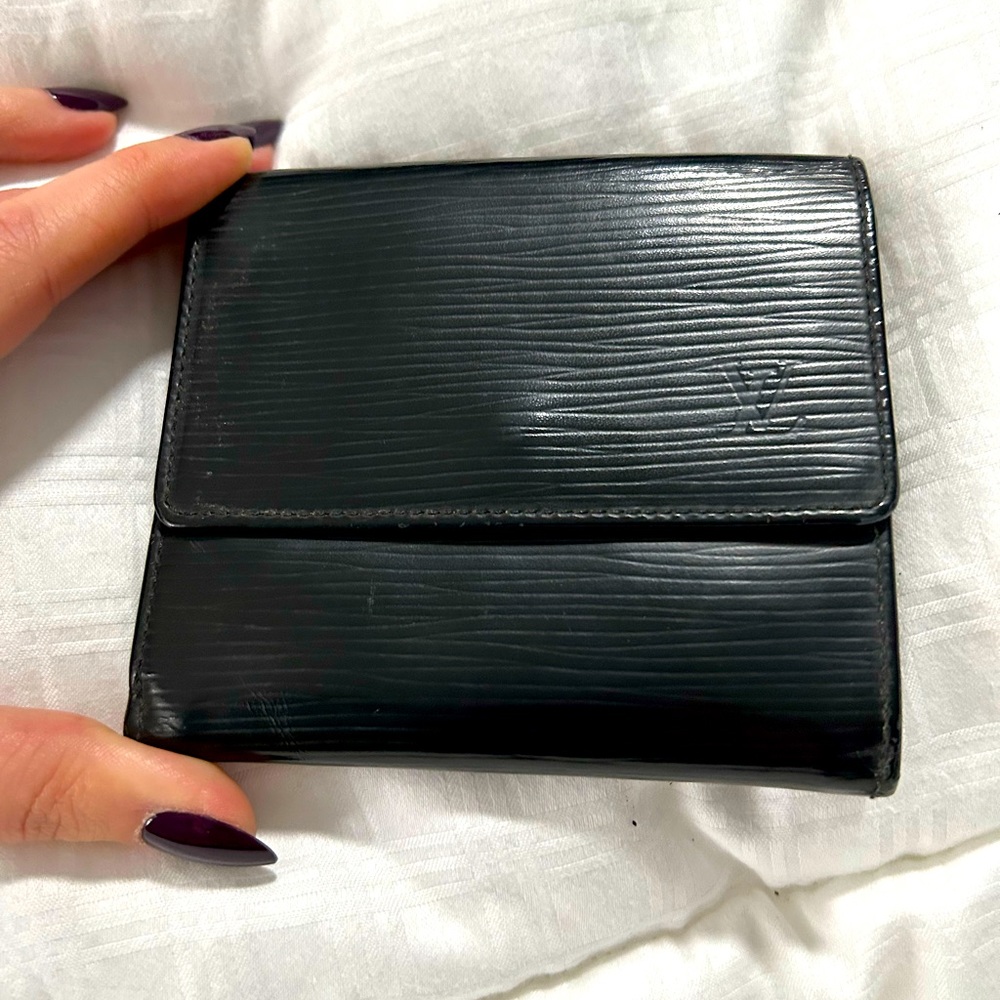 Louis Vuitton Small Black Epi Wallet